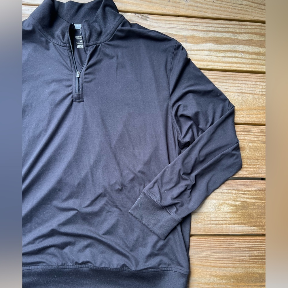 Van Heusen long sleeve black half zip extra large shirt - Men’s - Picture 3 of 7